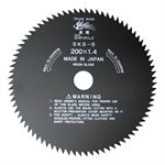 BRUSHCUTTER BLADE 80 TEETH 9"X1"