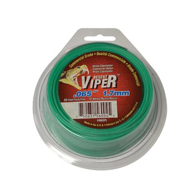 TRIMMER LINE ROUND GREEN VIPER .065 50' 