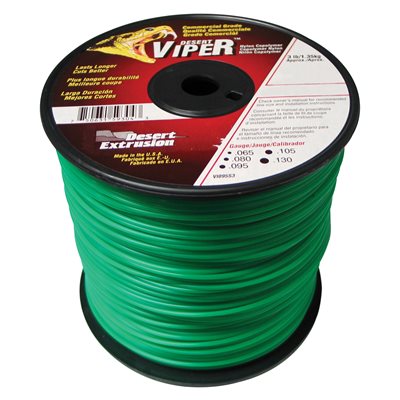 MONOFILAMENT ROND VERT VIPER .080 3LB - 1205'