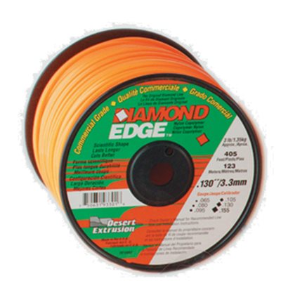 TRIMMER LINE SQUARE DIAMOND .095 5LB - 1250'