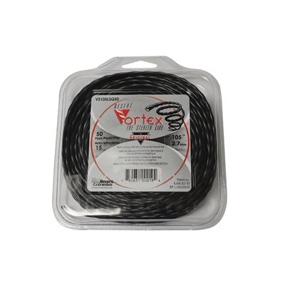 TRIMMER LINE BLACK VORTEX .105 50'