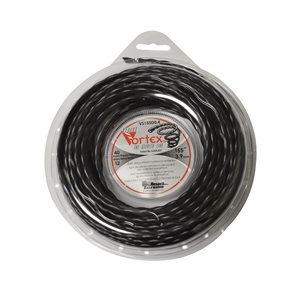 TRIMMER LINE BLACK VORTEX .155 1 / 2LB - 40'